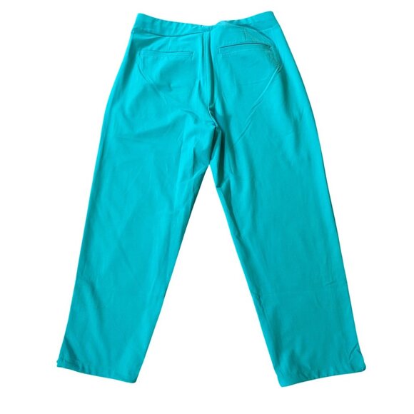Chicos Womens Turquoise Relaxed Fit Pants Size 6 - Picture 2 of 10